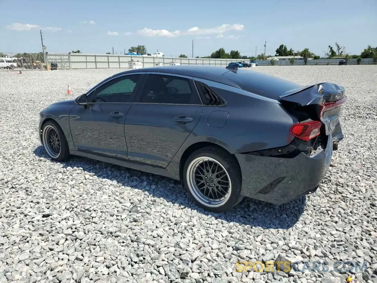 2 Photograph of a damaged car 5XXG14J21MG037694 KIA K5 2021