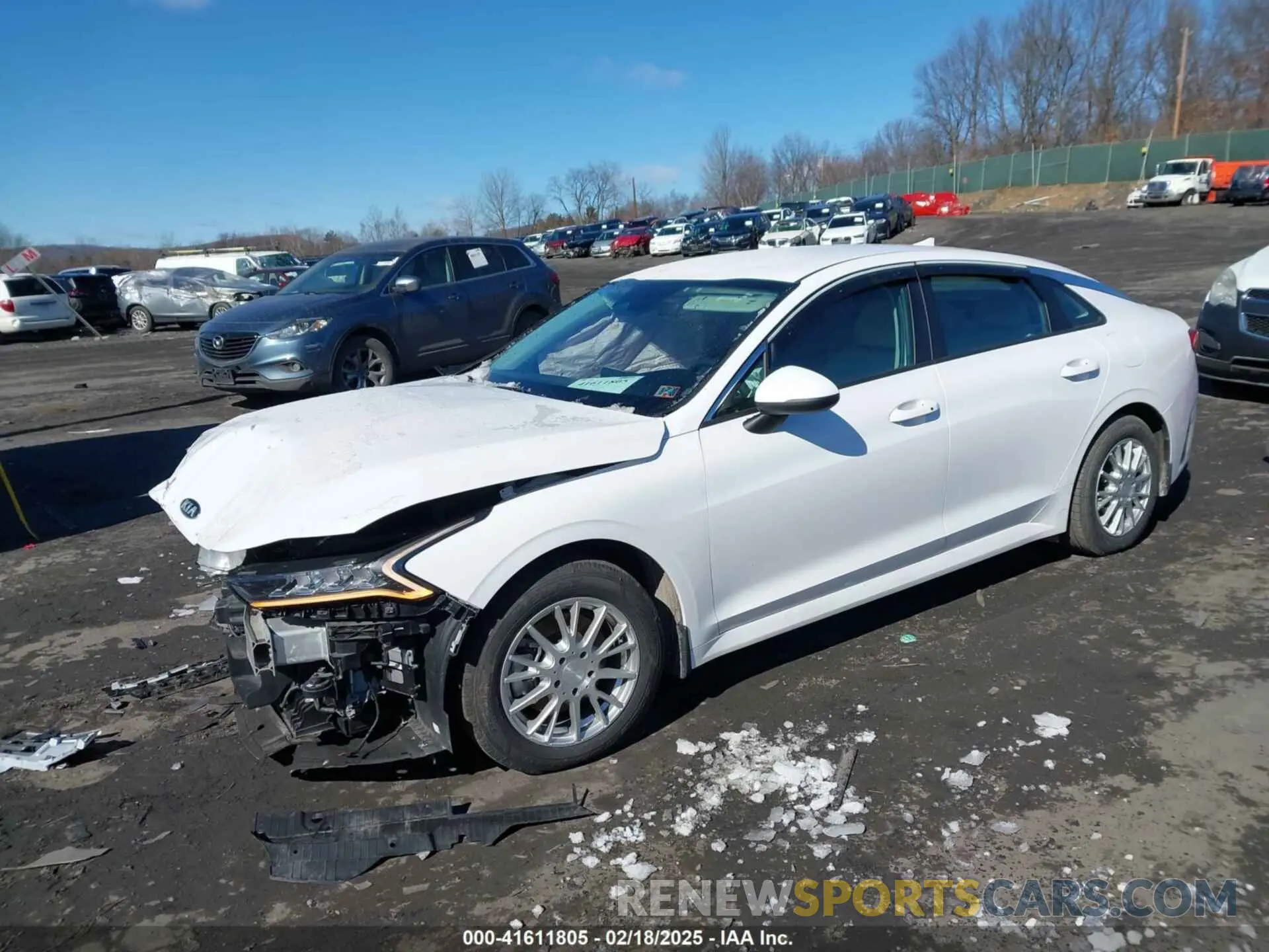 2 Photograph of a damaged car 5XXG14J21MG050168 KIA K5 2021