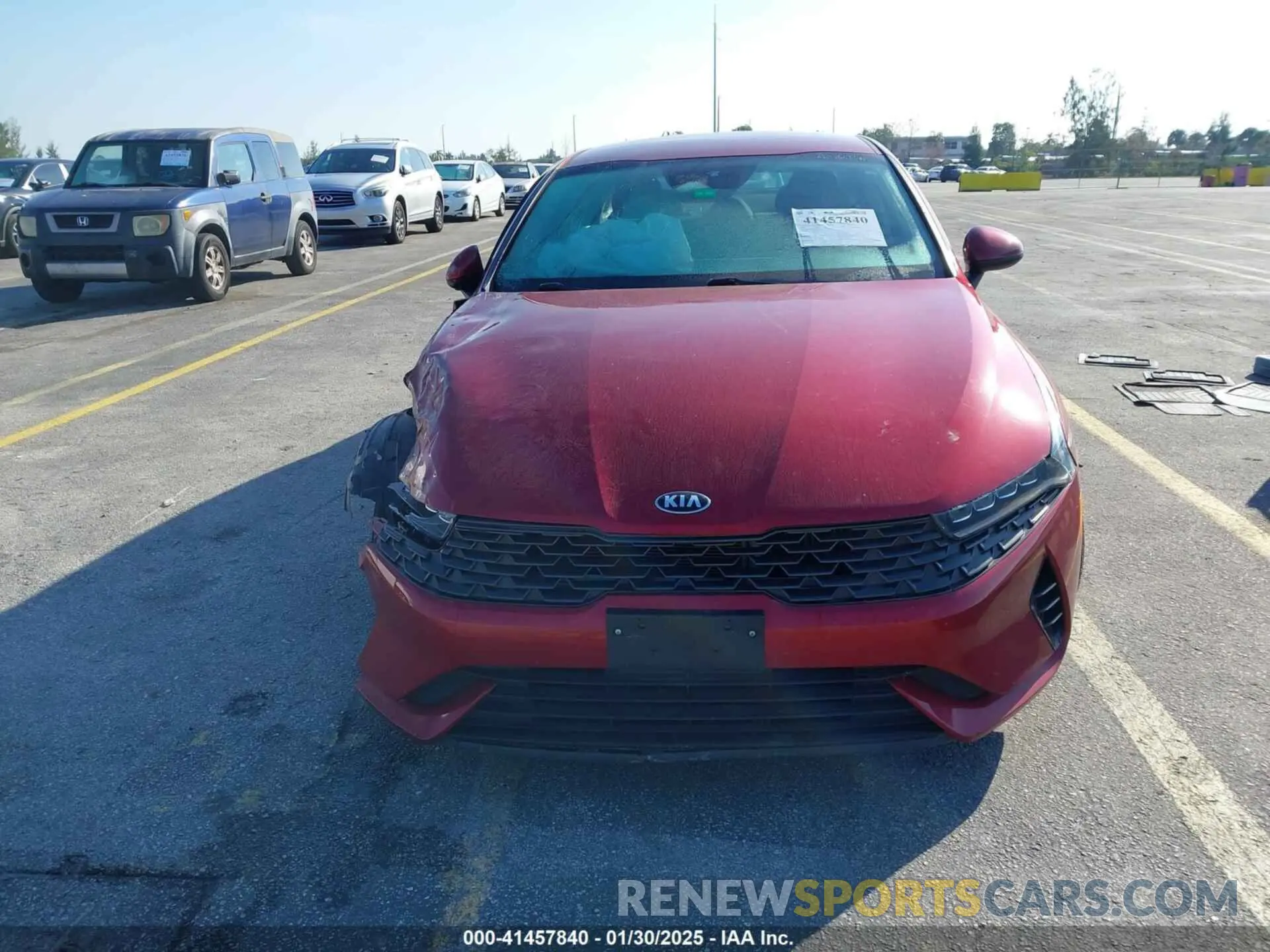 12 Photograph of a damaged car 5XXG14J21MG072199 KIA K5 2021