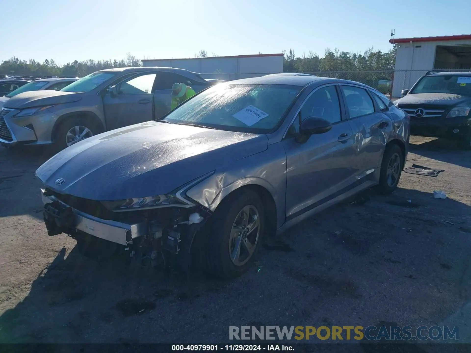 2 Photograph of a damaged car 5XXG14J22MG015316 KIA K5 2021