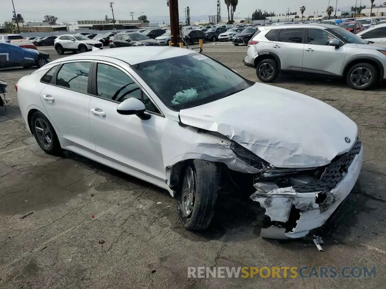 4 Photograph of a damaged car 5XXG14J22MG016479 KIA K5 2021