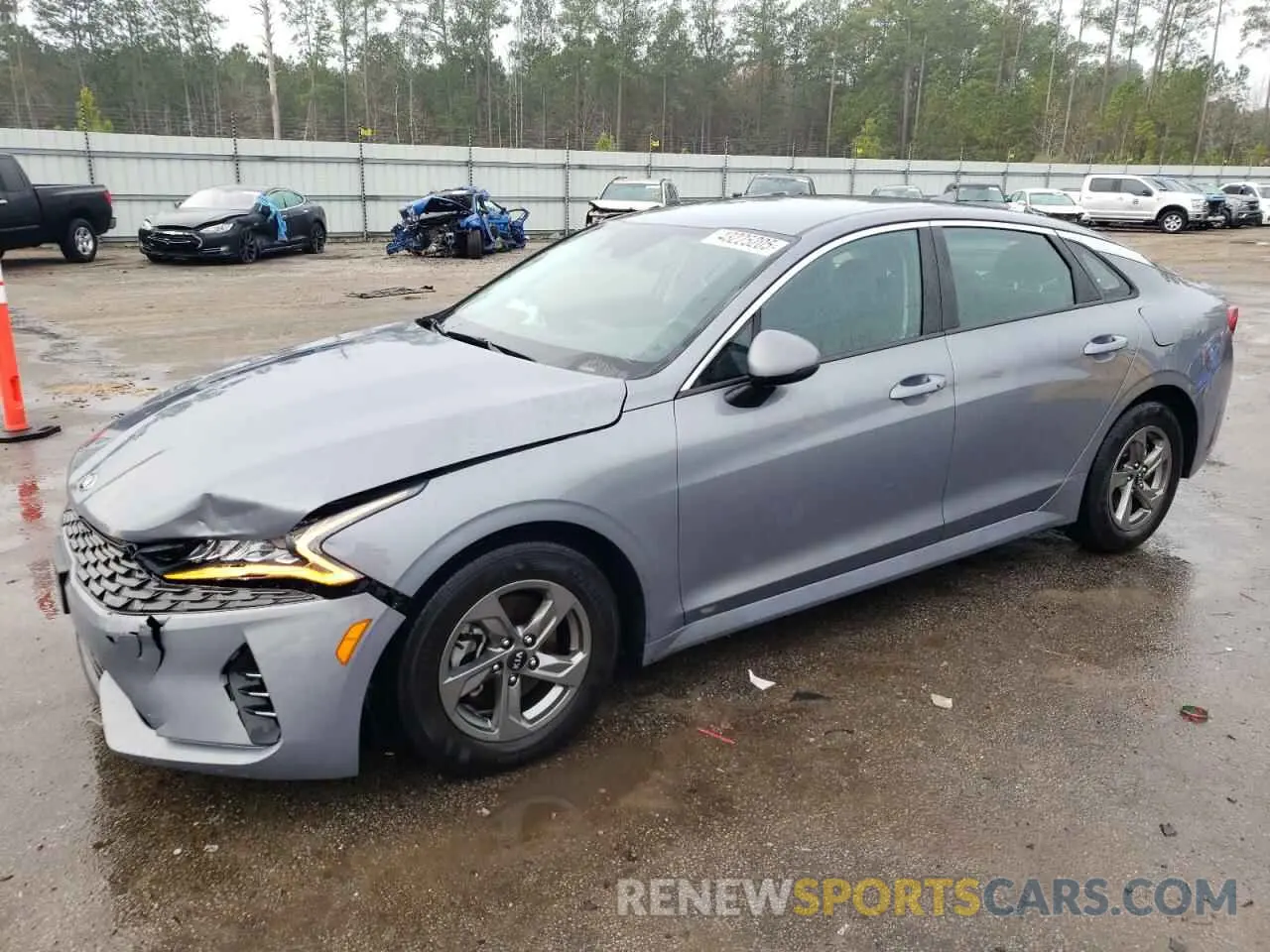 1 Photograph of a damaged car 5XXG14J22MG021844 KIA K5 2021