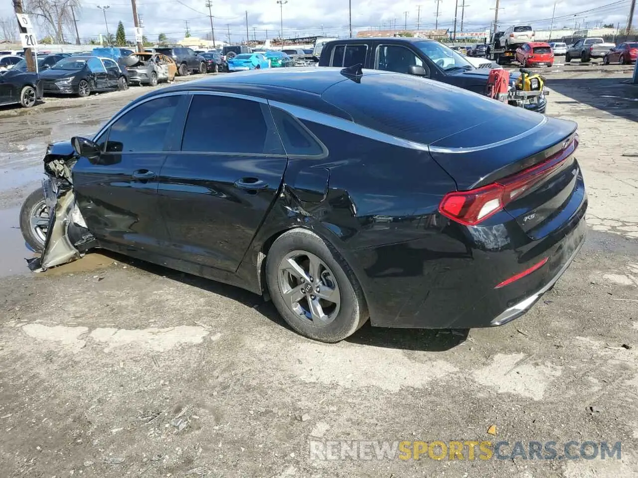 2 Photograph of a damaged car 5XXG14J22MG033525 KIA K5 2021