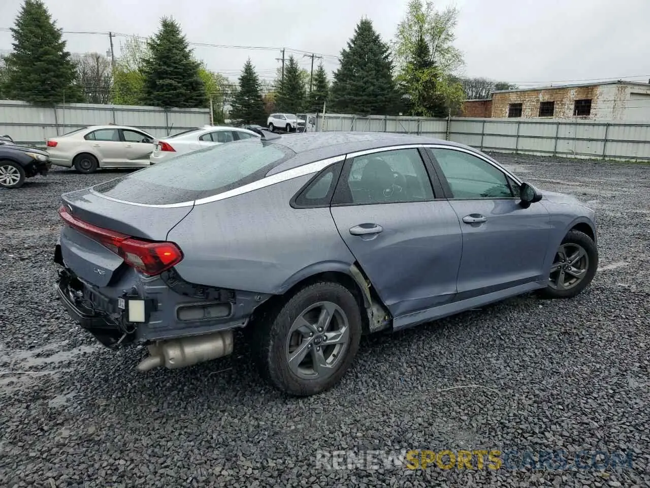 3 Photograph of a damaged car 5XXG14J22MG036179 KIA K5 2021