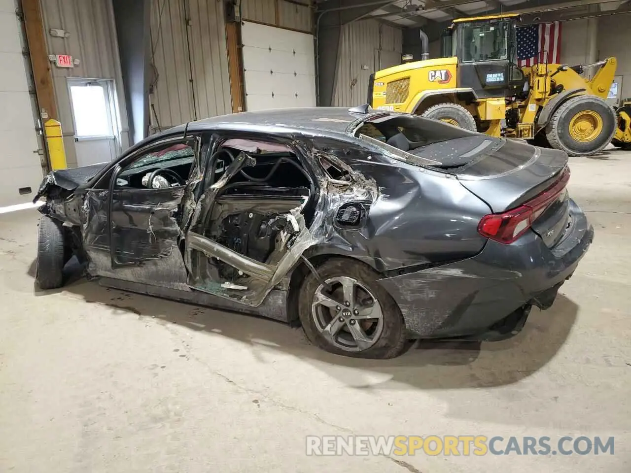 2 Photograph of a damaged car 5XXG14J22MG049630 KIA K5 2021
