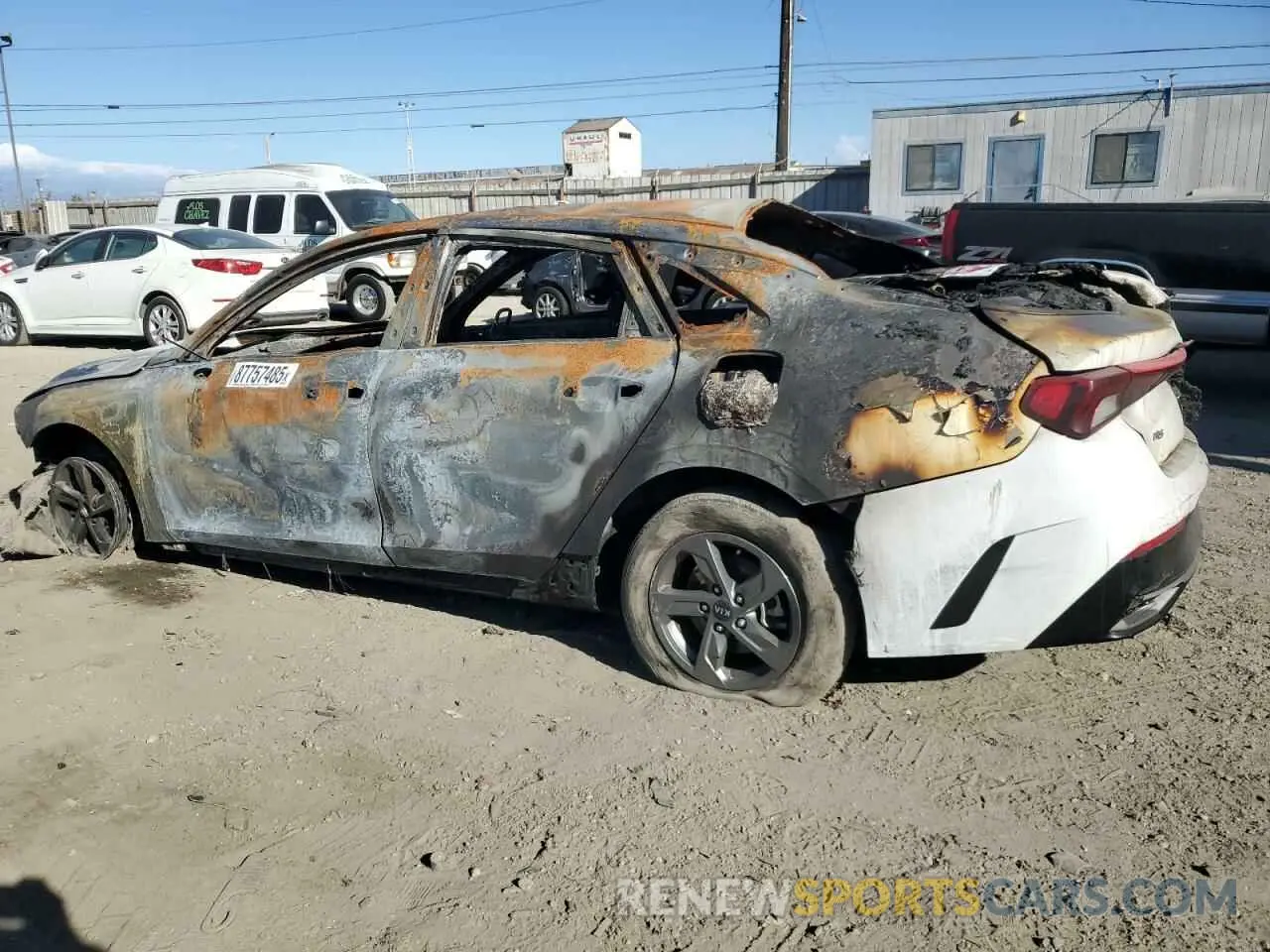 2 Photograph of a damaged car 5XXG14J22MG065262 KIA K5 2021