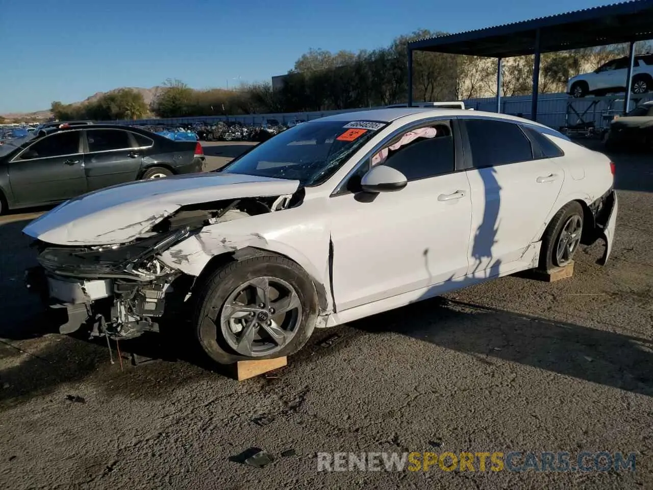 1 Photograph of a damaged car 5XXG14J22MG079436 KIA K5 2021
