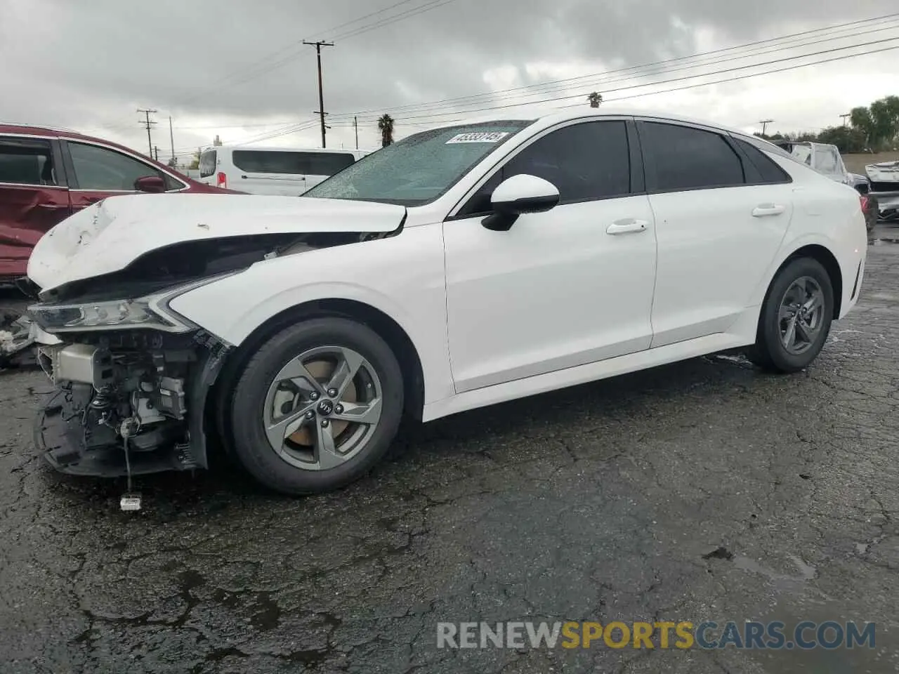 1 Photograph of a damaged car 5XXG14J23MG010500 KIA K5 2021
