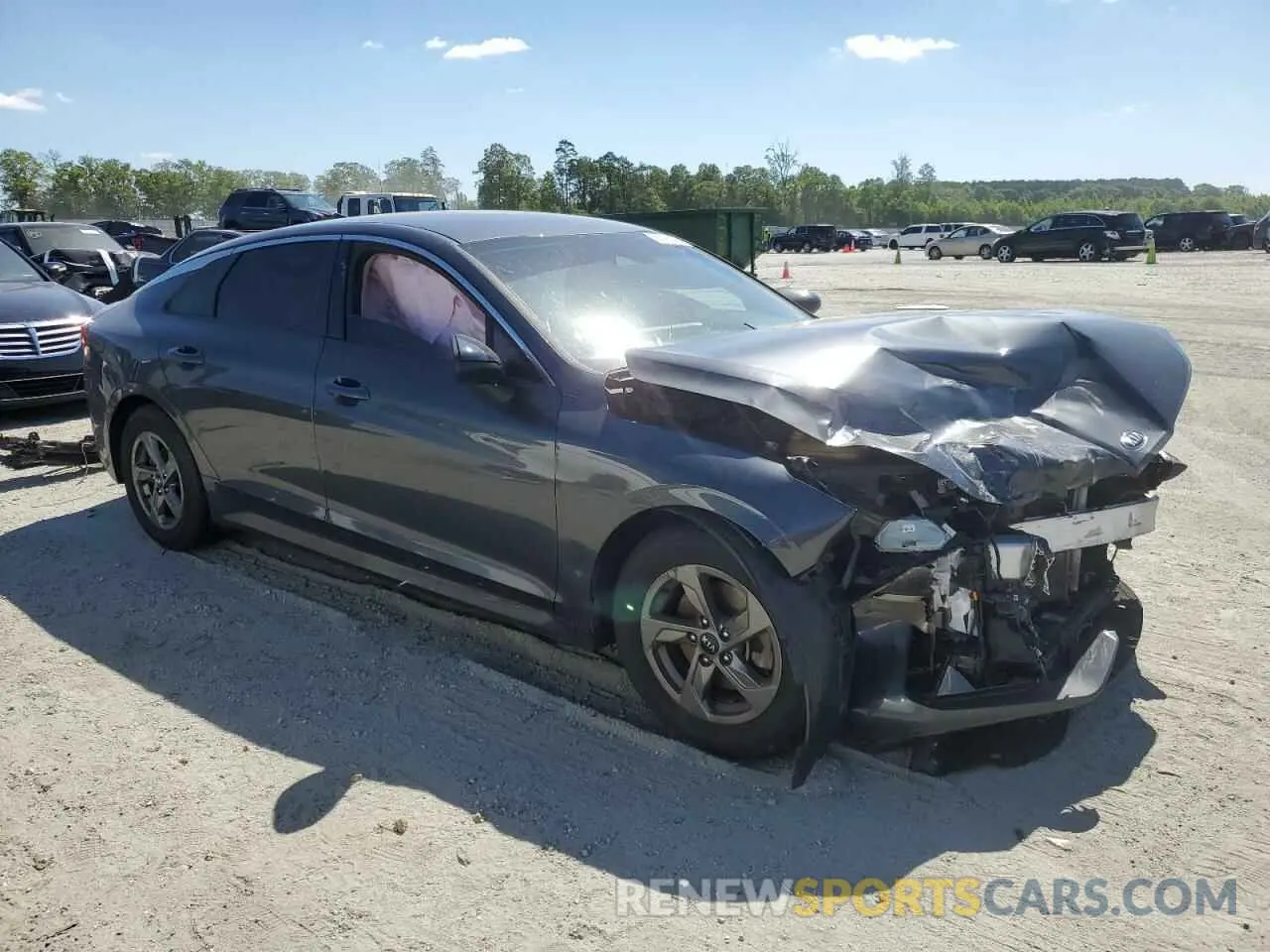 4 Photograph of a damaged car 5XXG14J23MG046719 KIA K5 2021