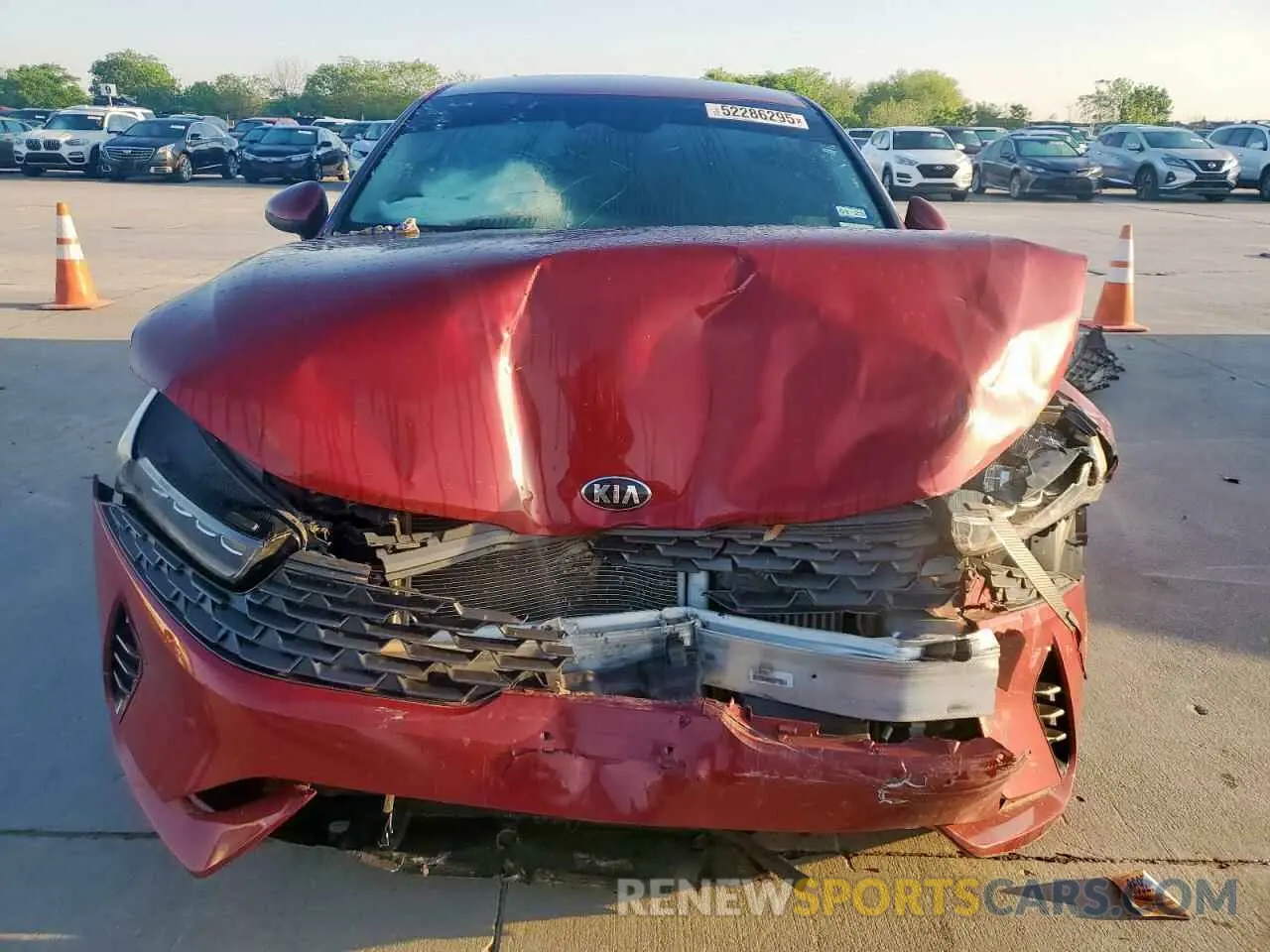 5 Photograph of a damaged car 5XXG14J23MG053282 KIA K5 2021