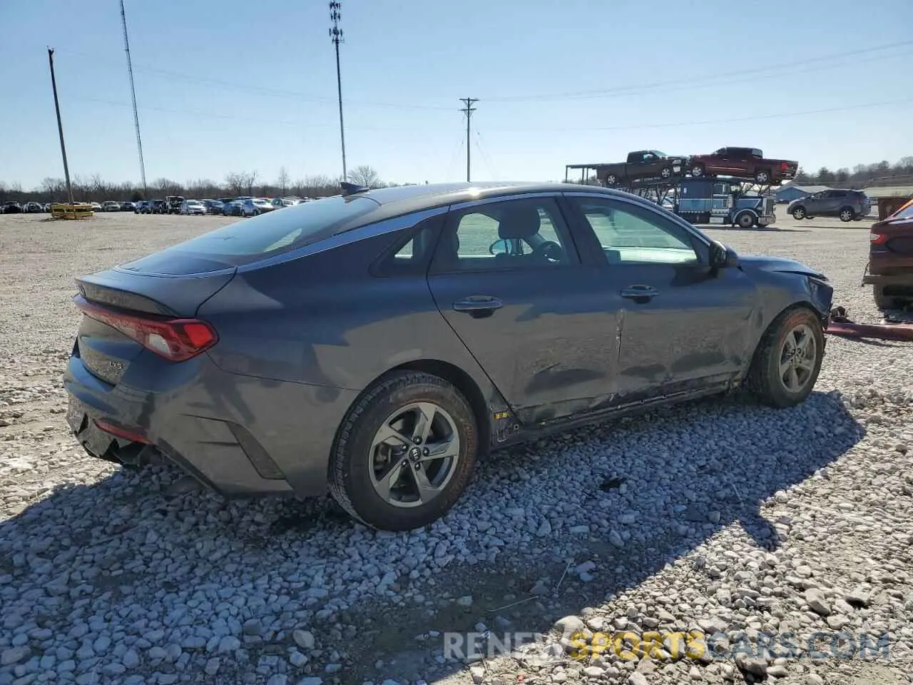 3 Photograph of a damaged car 5XXG14J23MG057395 KIA K5 2021