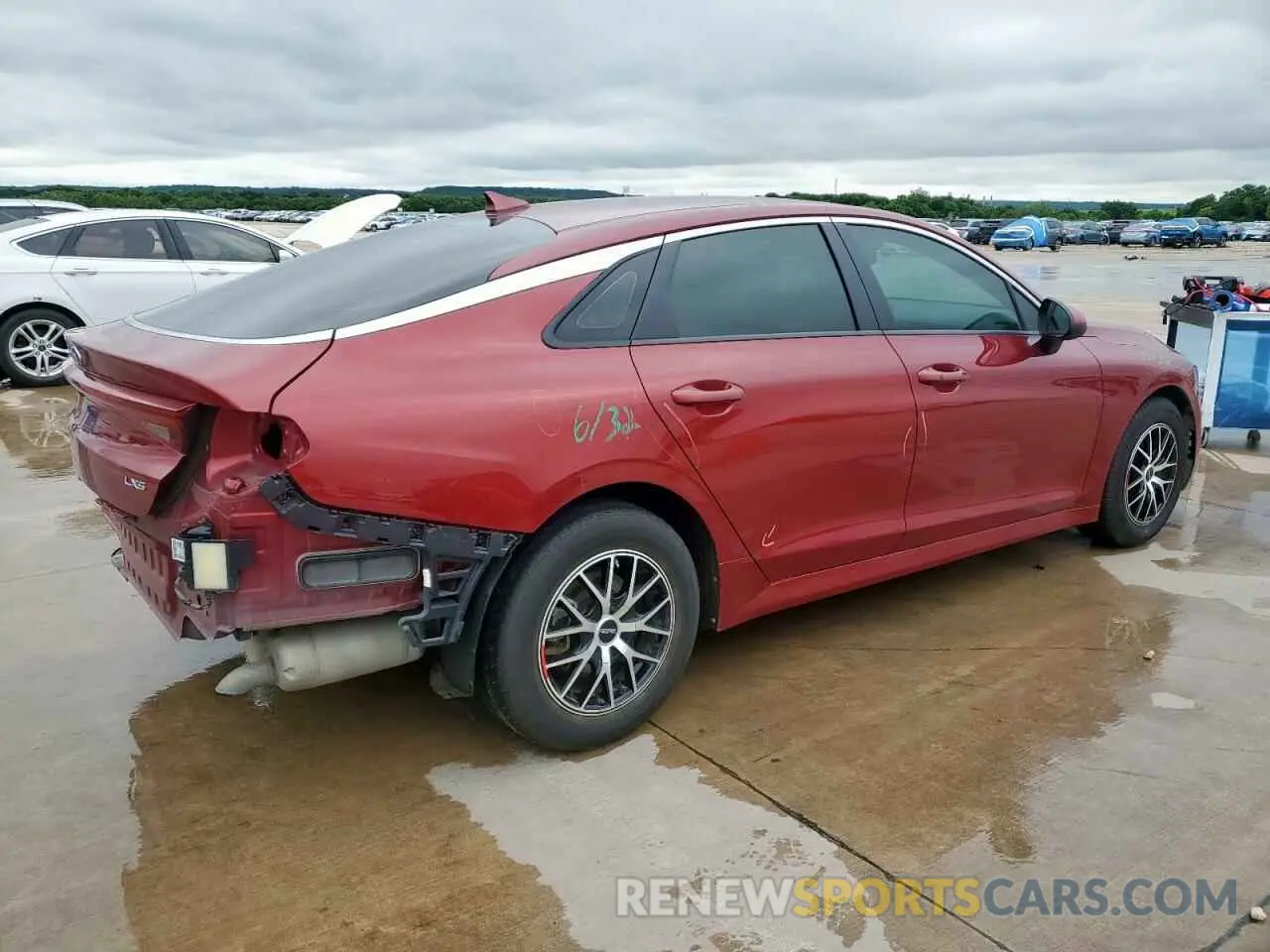 3 Photograph of a damaged car 5XXG14J23MG059406 KIA K5 2021