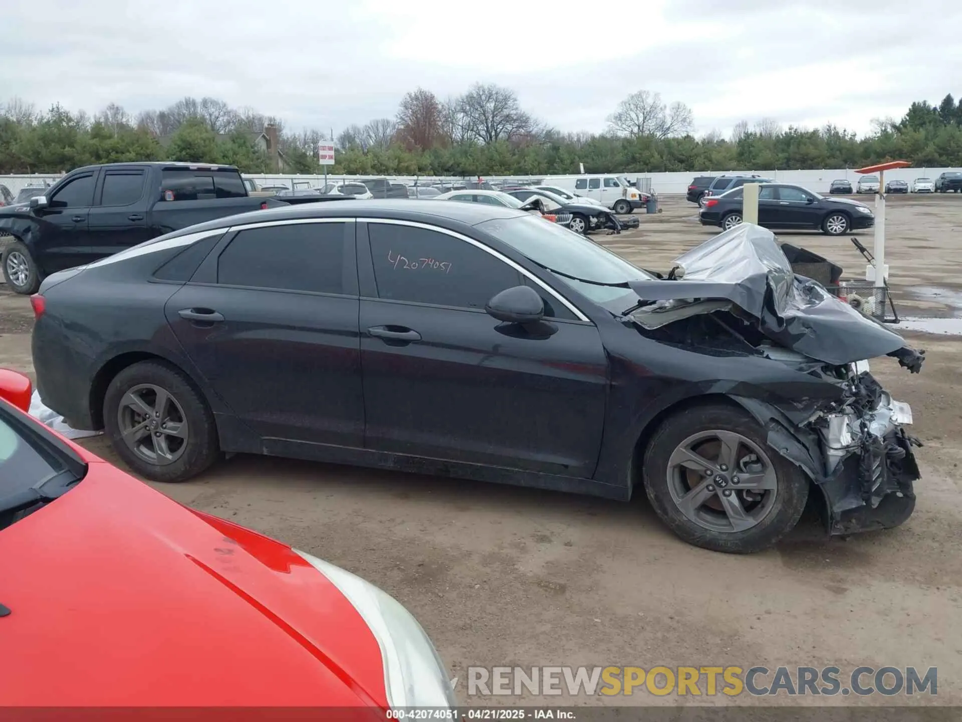 13 Photograph of a damaged car 5XXG14J24MG002146 KIA K5 2021