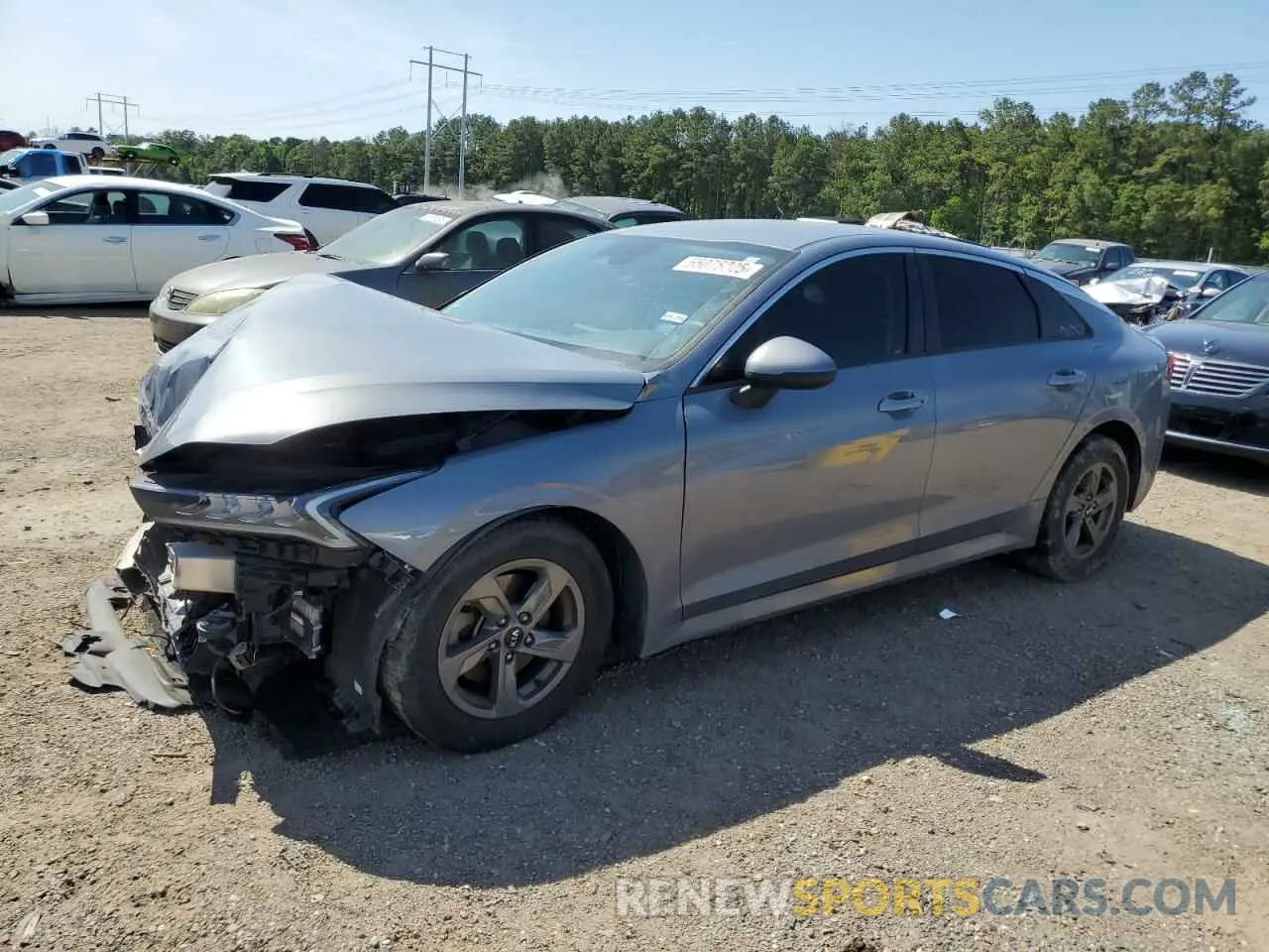 1 Photograph of a damaged car 5XXG14J24MG004866 KIA K5 2021
