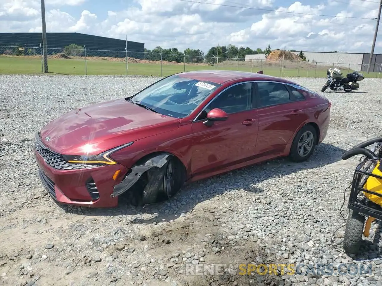1 Photograph of a damaged car 5XXG14J24MG020565 KIA K5 2021