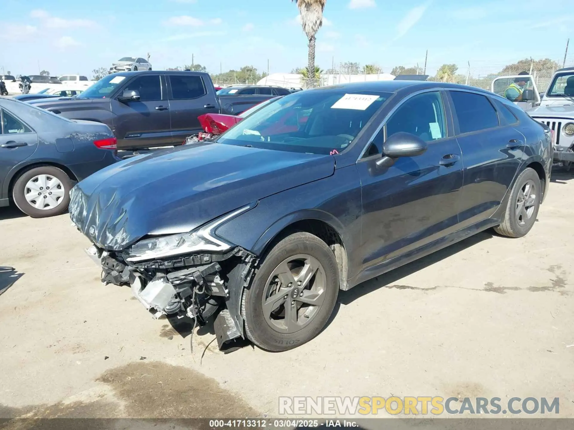 2 Photograph of a damaged car 5XXG14J24MG038158 KIA K5 2021