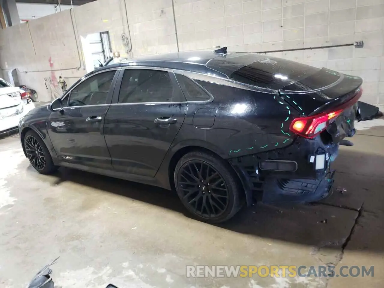 2 Photograph of a damaged car 5XXG14J25MG013558 KIA K5 2021