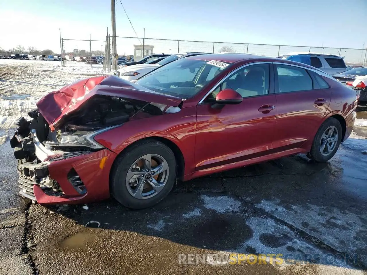 1 Photograph of a damaged car 5XXG14J25MG030263 KIA K5 2021