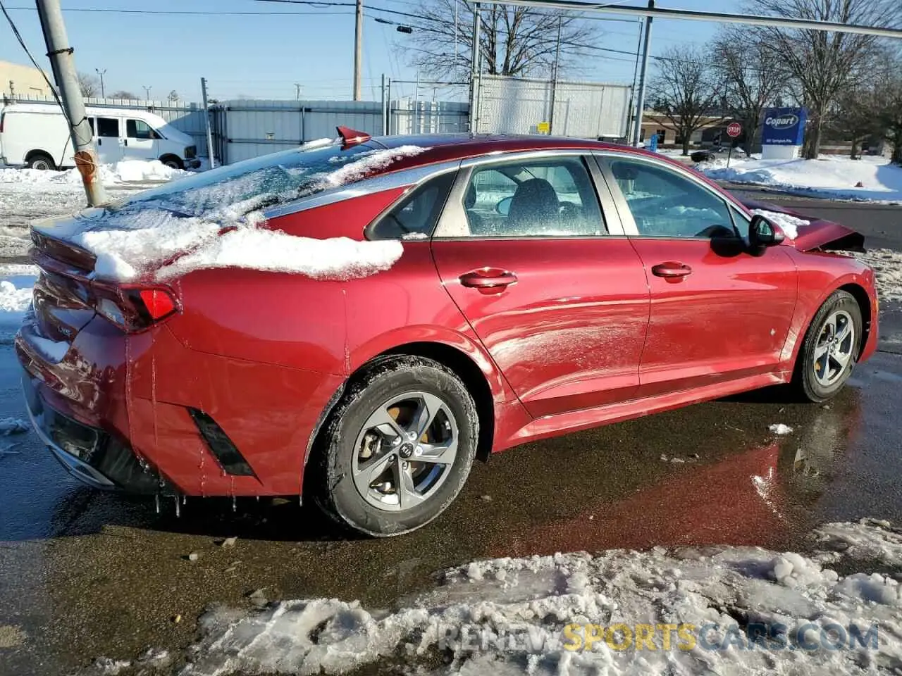 3 Photograph of a damaged car 5XXG14J25MG030263 KIA K5 2021