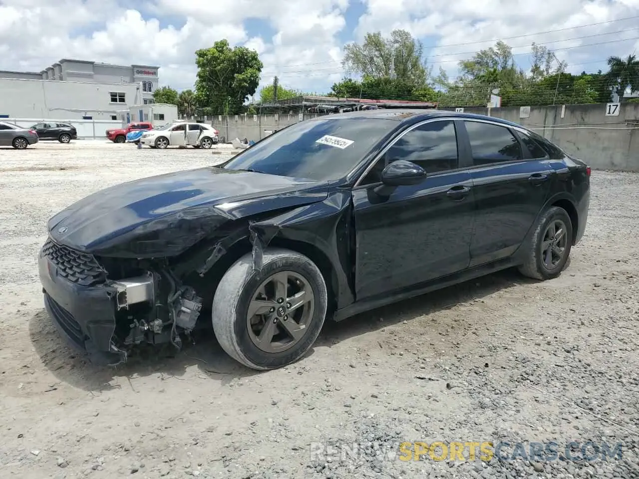 1 Photograph of a damaged car 5XXG14J26MG002567 KIA K5 2021