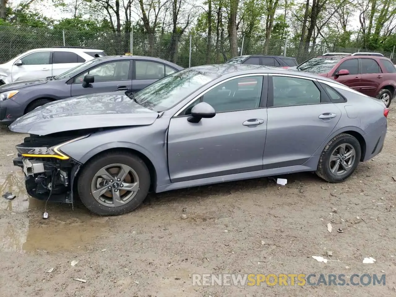 1 Photograph of a damaged car 5XXG14J26MG021040 KIA K5 2021