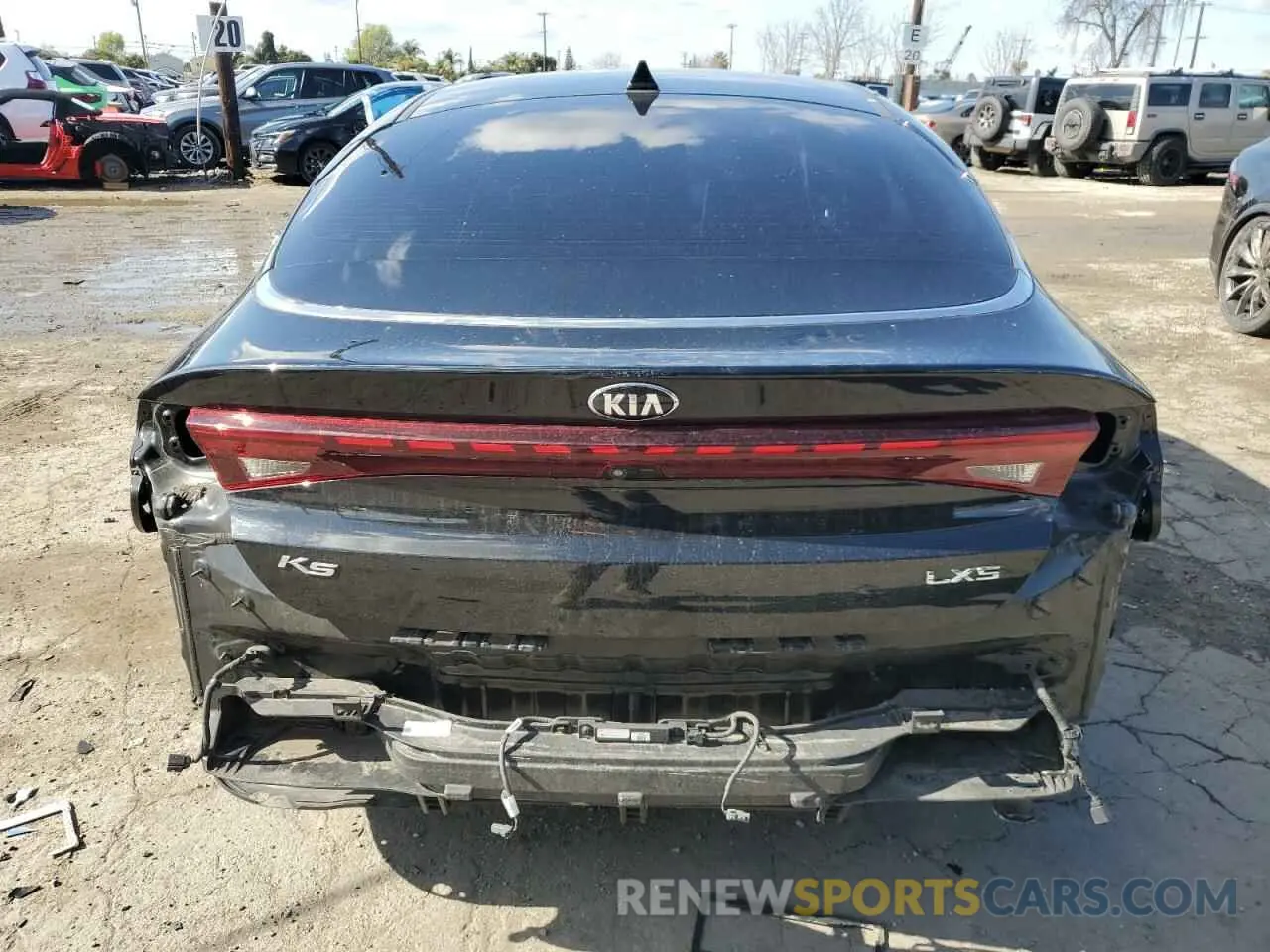 6 Photograph of a damaged car 5XXG14J26MG056533 KIA K5 2021