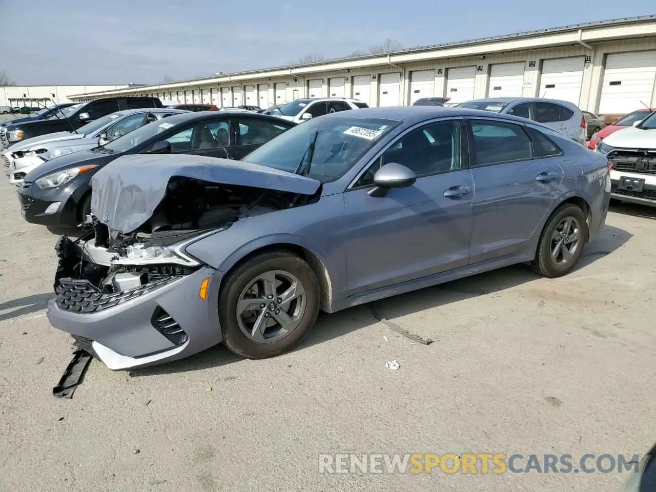 1 Photograph of a damaged car 5XXG14J26MG070092 KIA K5 2021