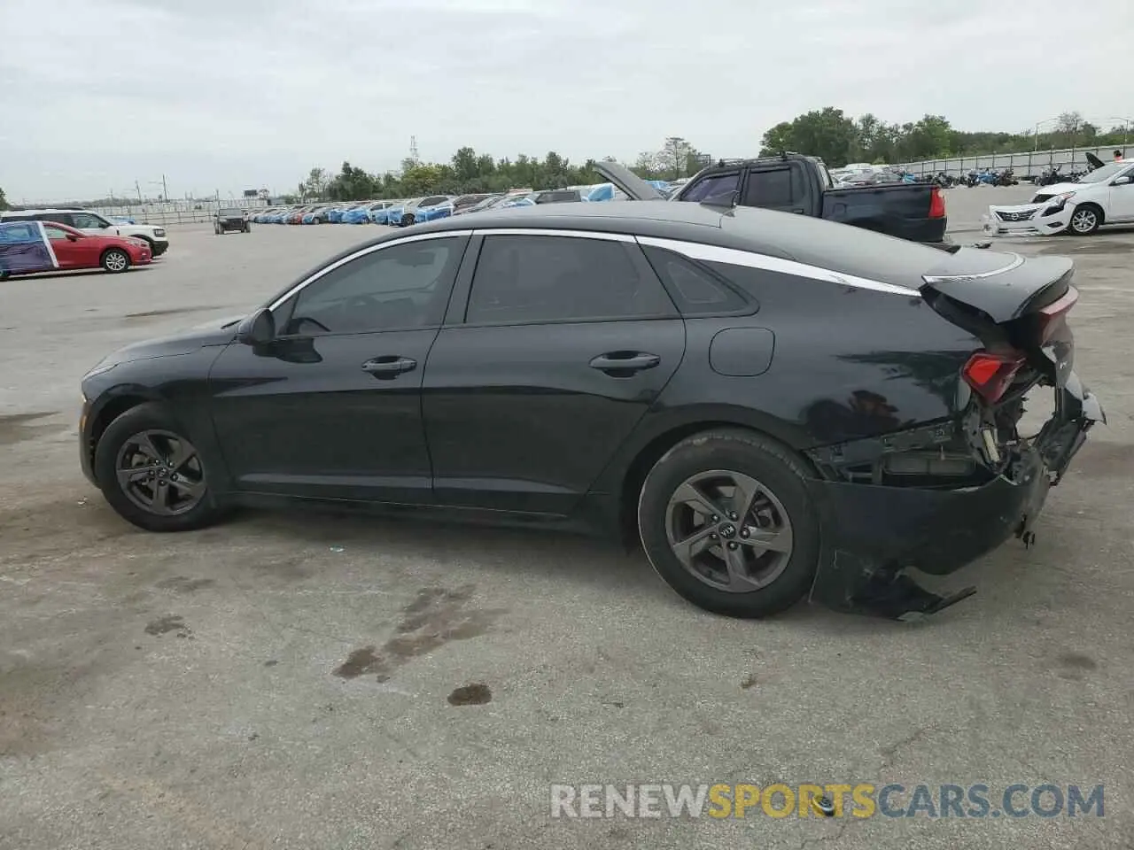 2 Photograph of a damaged car 5XXG14J27MG001766 KIA K5 2021