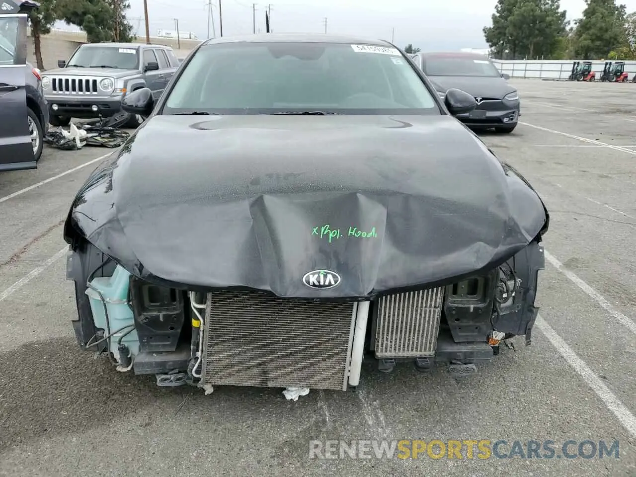 5 Photograph of a damaged car 5XXG14J27MG023816 KIA K5 2021