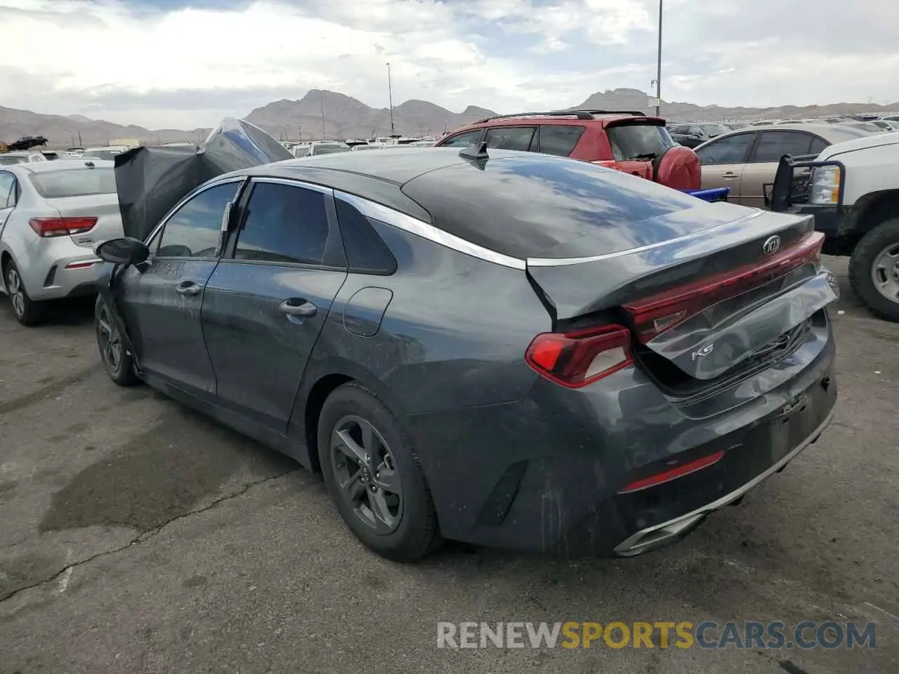 2 Photograph of a damaged car 5XXG14J27MG047582 KIA K5 2021