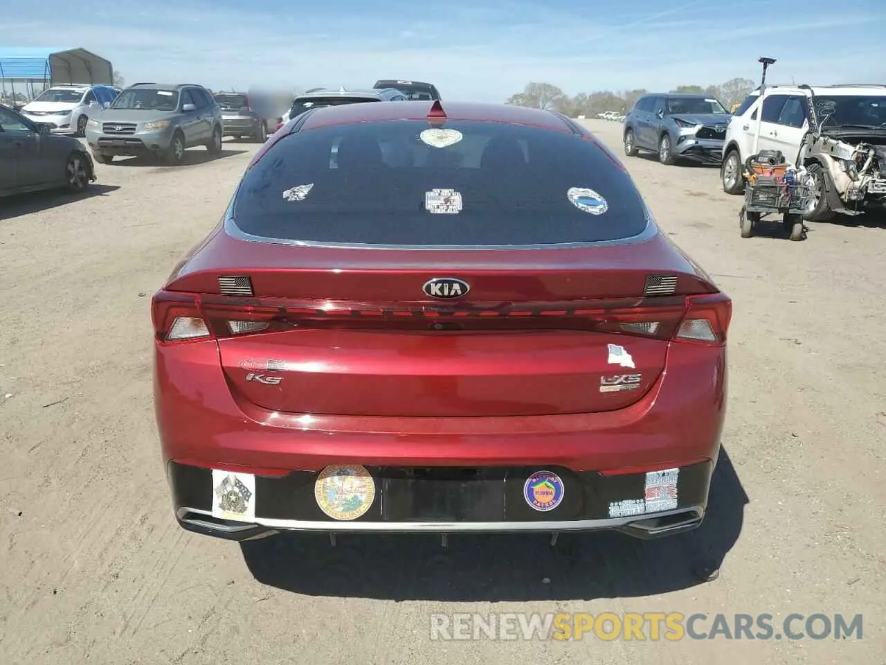 6 Photograph of a damaged car 5XXG14J27MG067217 KIA K5 2021