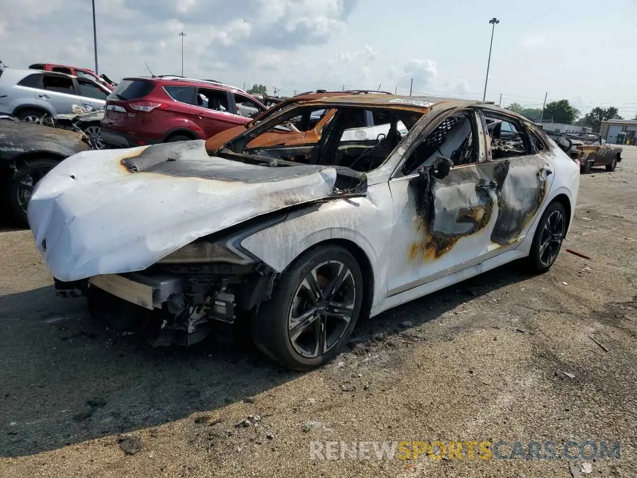 1 Photograph of a damaged car 5XXG14J29MG007813 KIA K5 2021