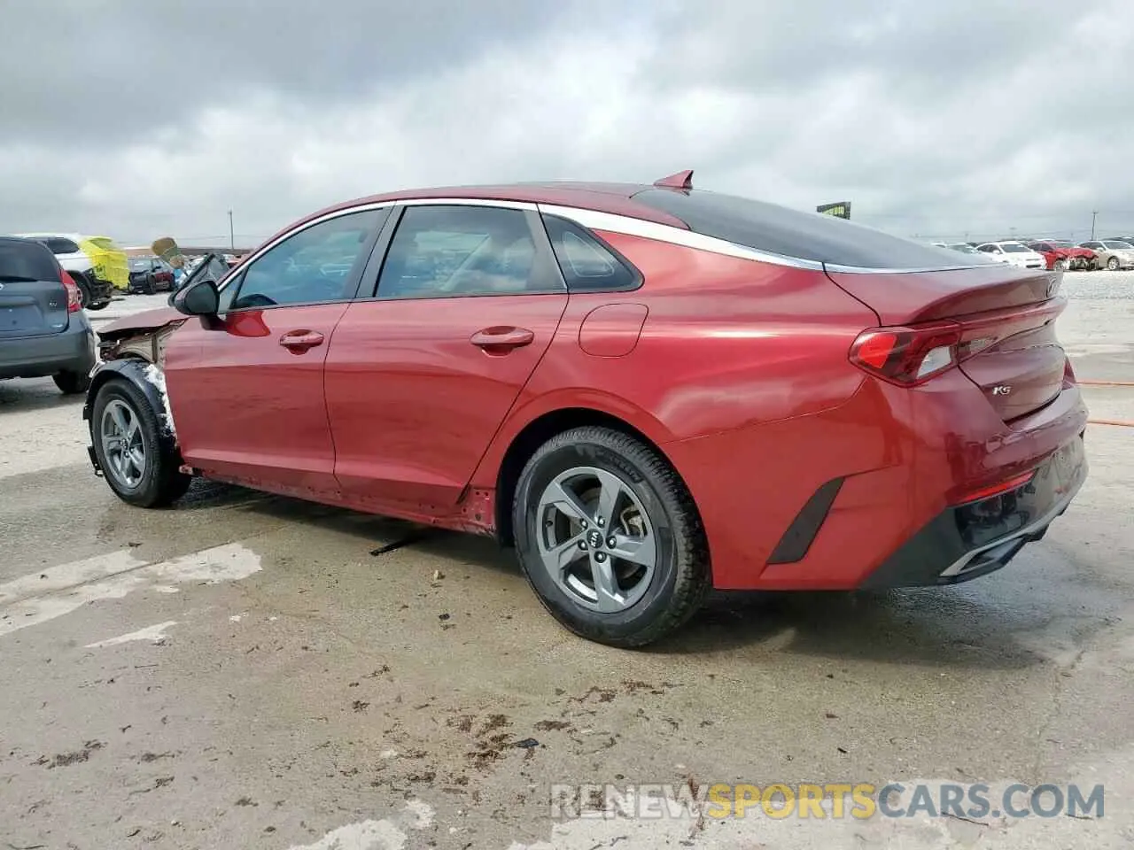 2 Photograph of a damaged car 5XXG14J29MG007889 KIA K5 2021