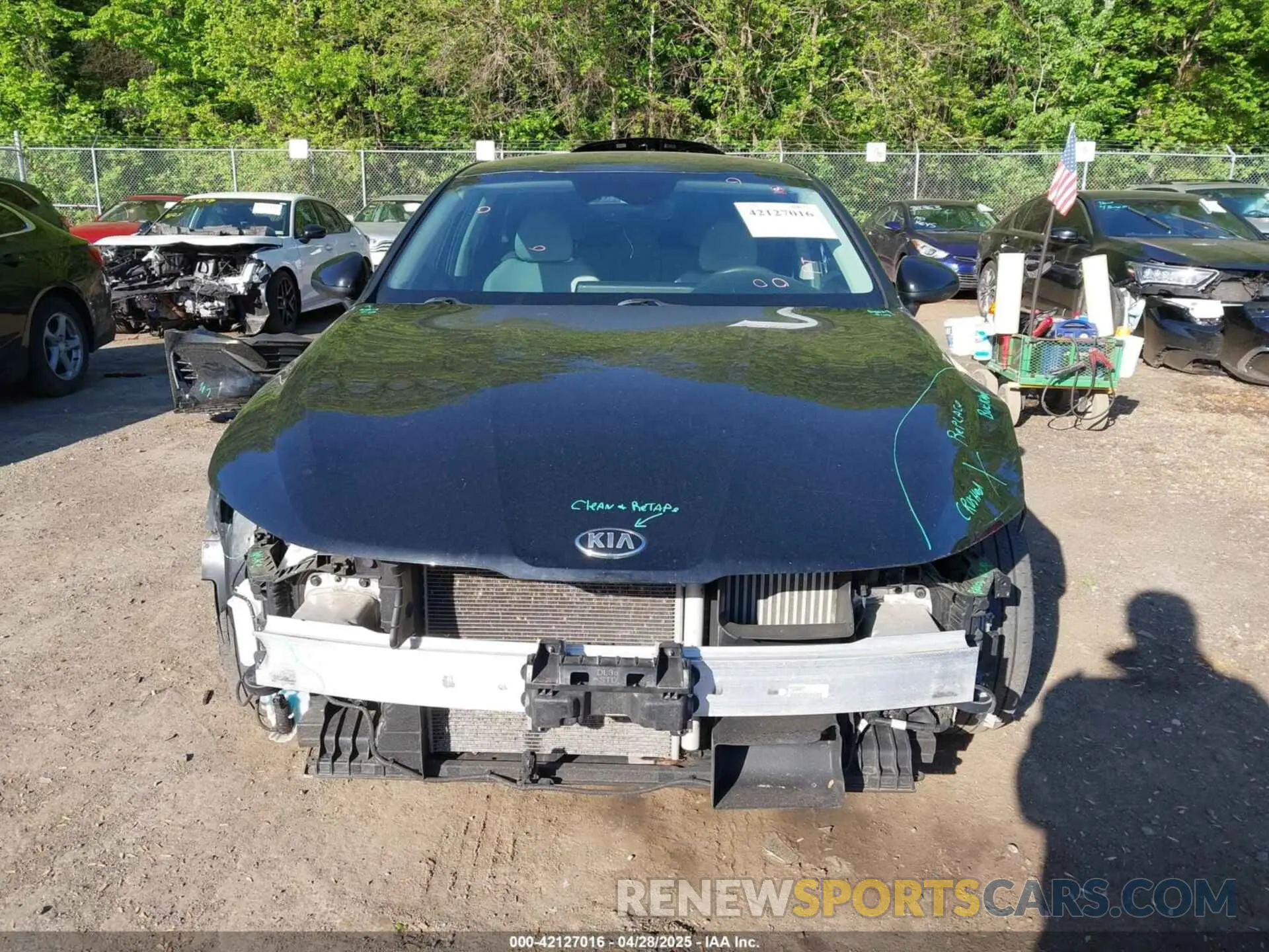 13 Photograph of a damaged car 5XXG14J2XMG014687 KIA K5 2021