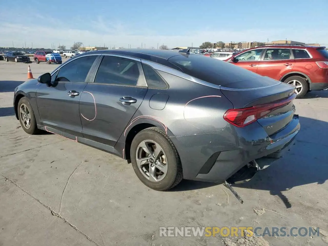 2 Photograph of a damaged car 5XXG14J2XMG047754 KIA K5 2021