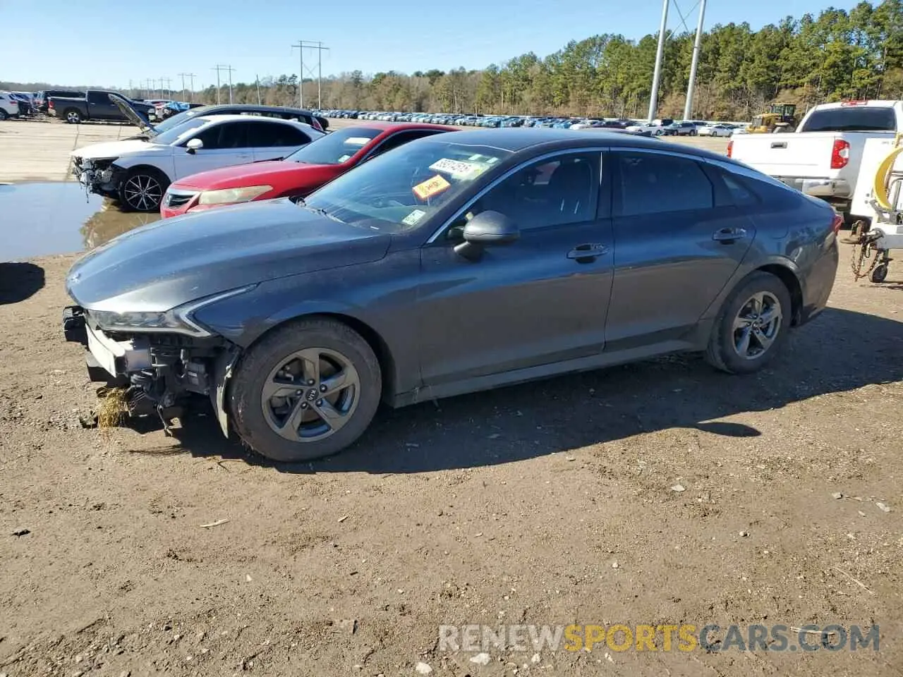 1 Photograph of a damaged car 5XXG14J2XMG060956 KIA K5 2021