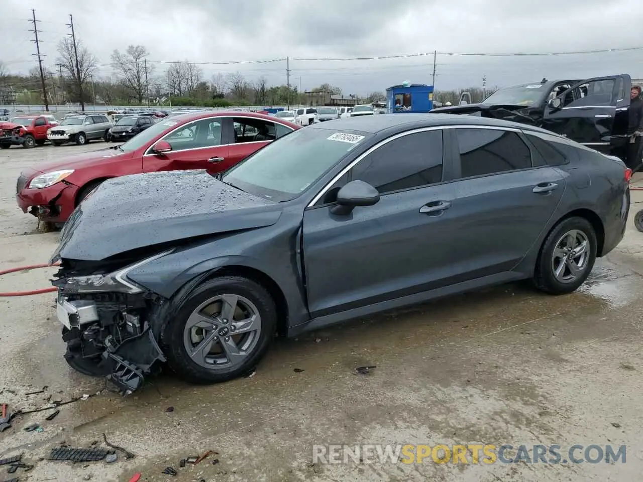 1 Photograph of a damaged car 5XXG14J2XMG067499 KIA K5 2021