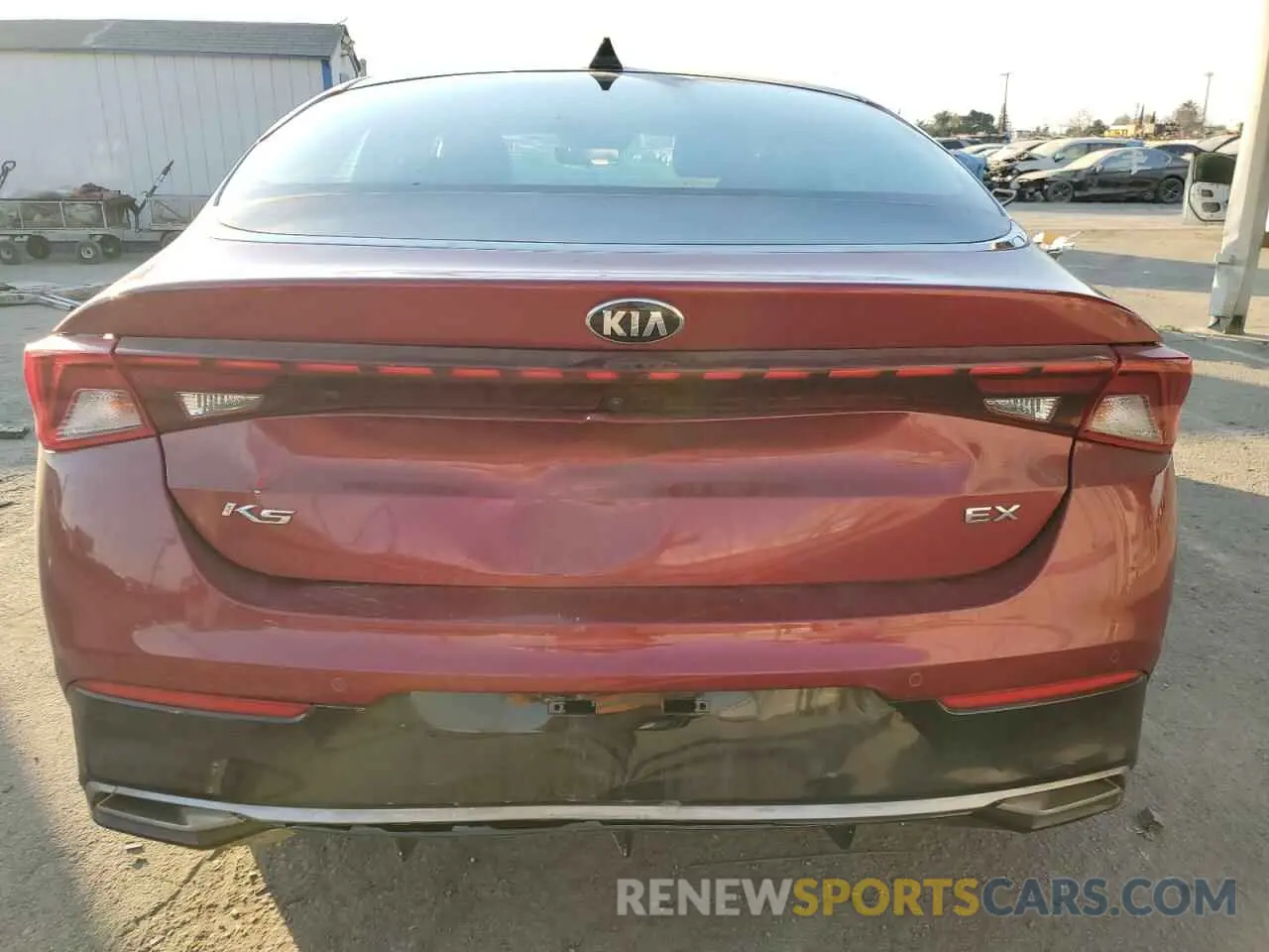 6 Photograph of a damaged car 5XXG34J21MG037950 KIA K5 2021