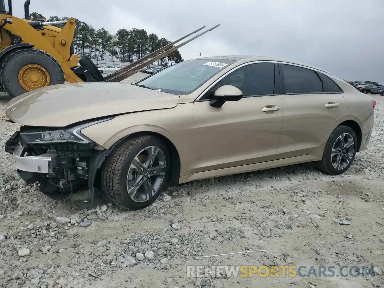 1 Photograph of a damaged car 5XXG34J21MG039360 KIA K5 2021