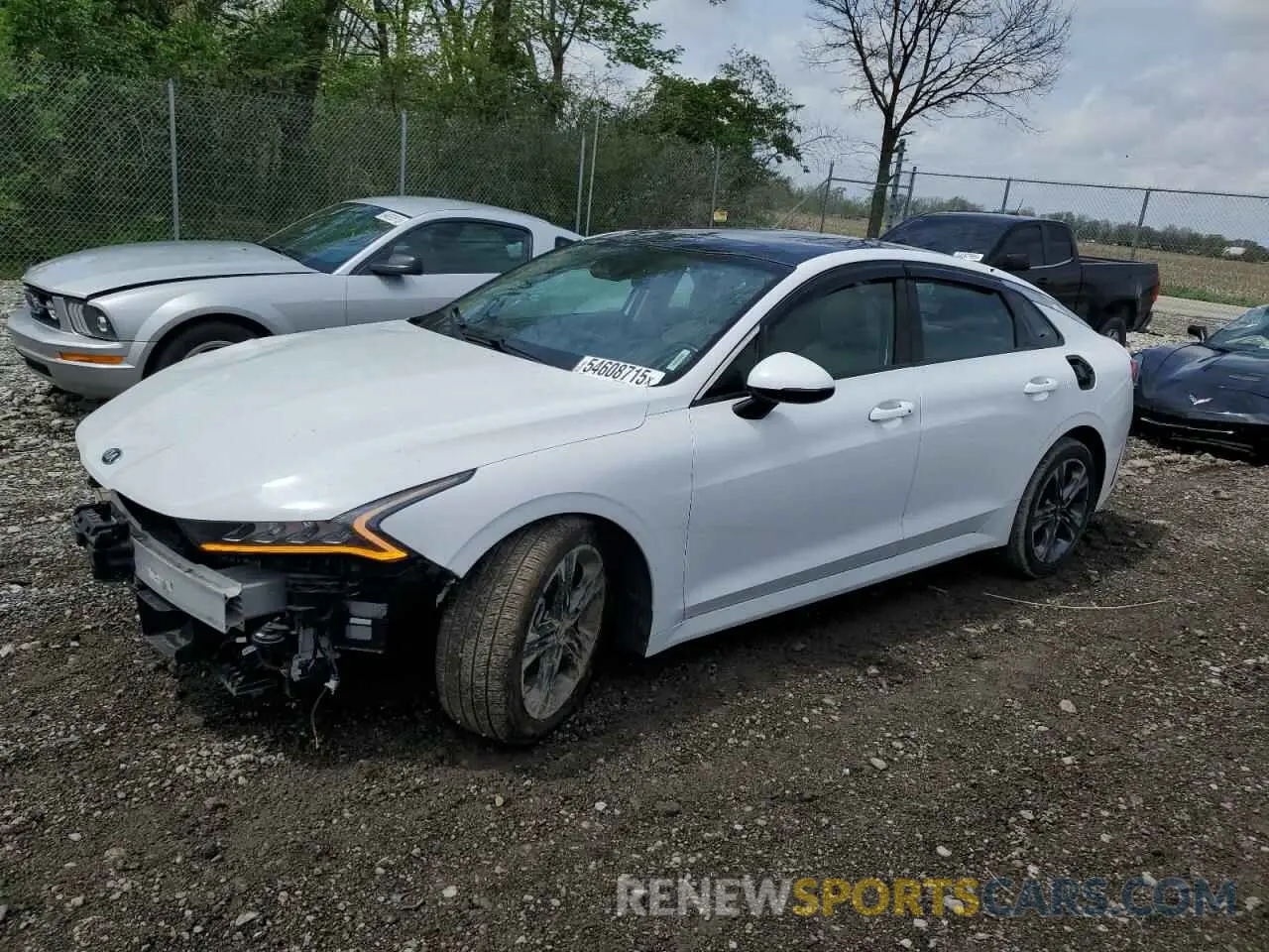 1 Photograph of a damaged car 5XXG34J21MG067322 KIA K5 2021
