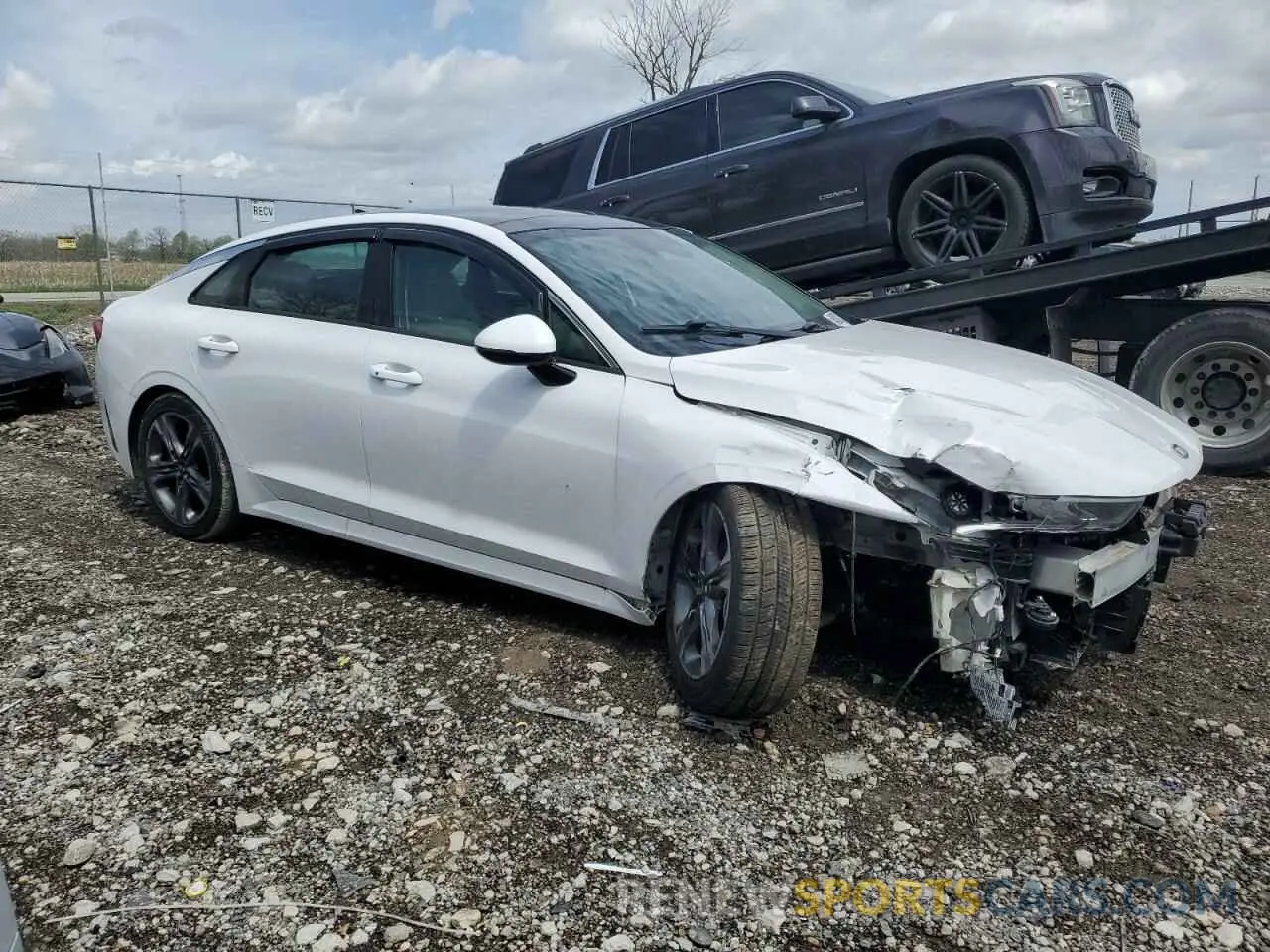 4 Photograph of a damaged car 5XXG34J21MG067322 KIA K5 2021
