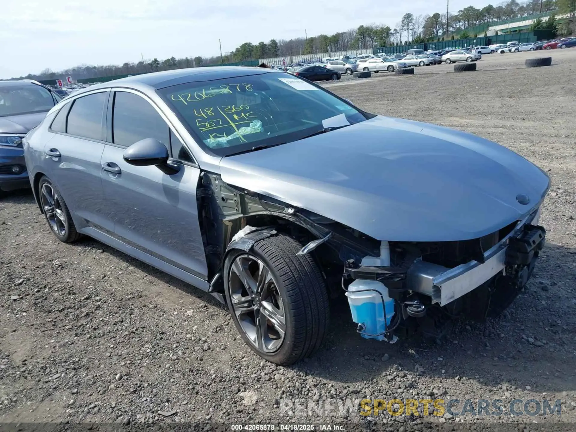 1 Photograph of a damaged car 5XXG34J23MG040199 KIA K5 2021