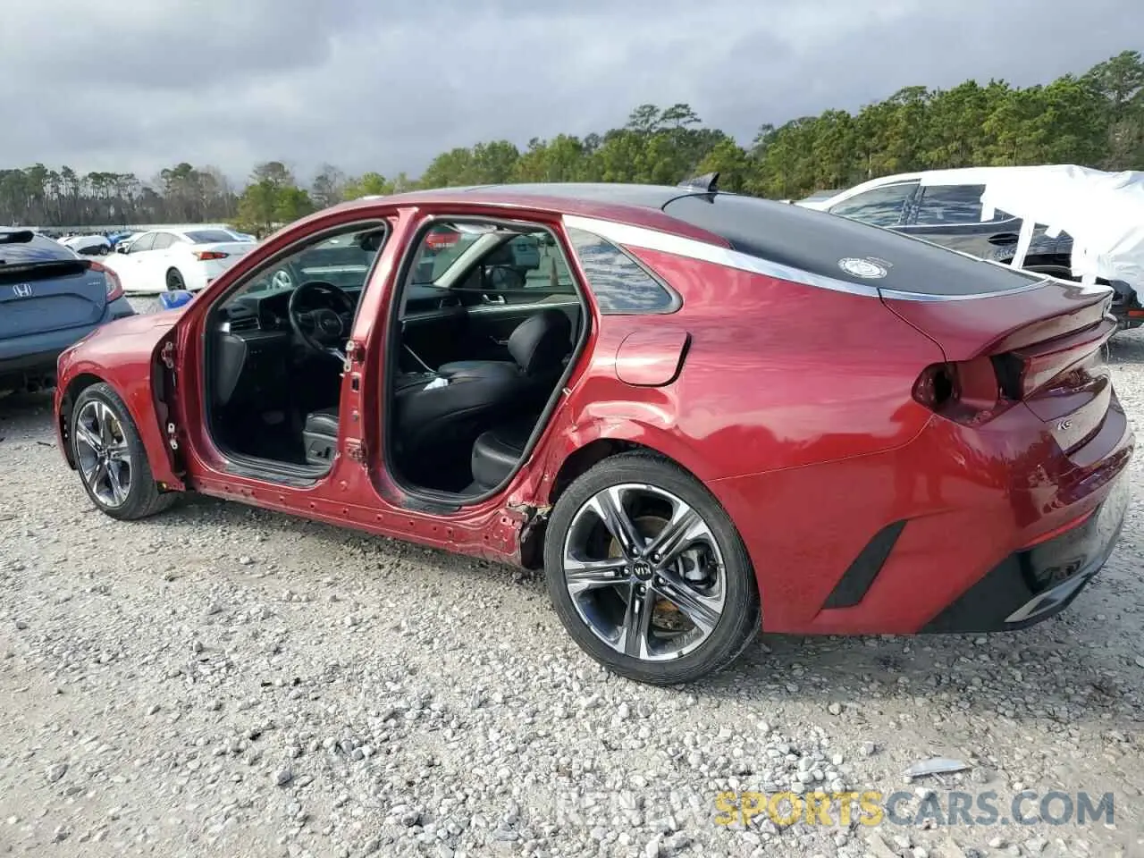 2 Photograph of a damaged car 5XXG34J24MG033701 KIA K5 2021