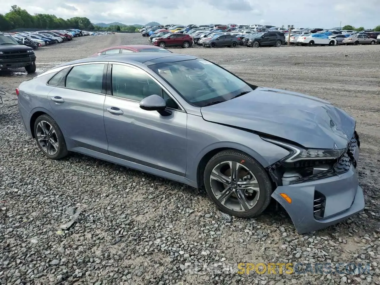 4 Photograph of a damaged car 5XXG34J26MG067994 KIA K5 2021