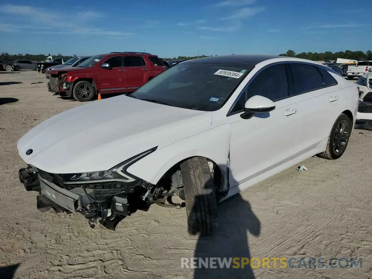 1 Photograph of a damaged car 5XXG34J26MG073942 KIA K5 2021