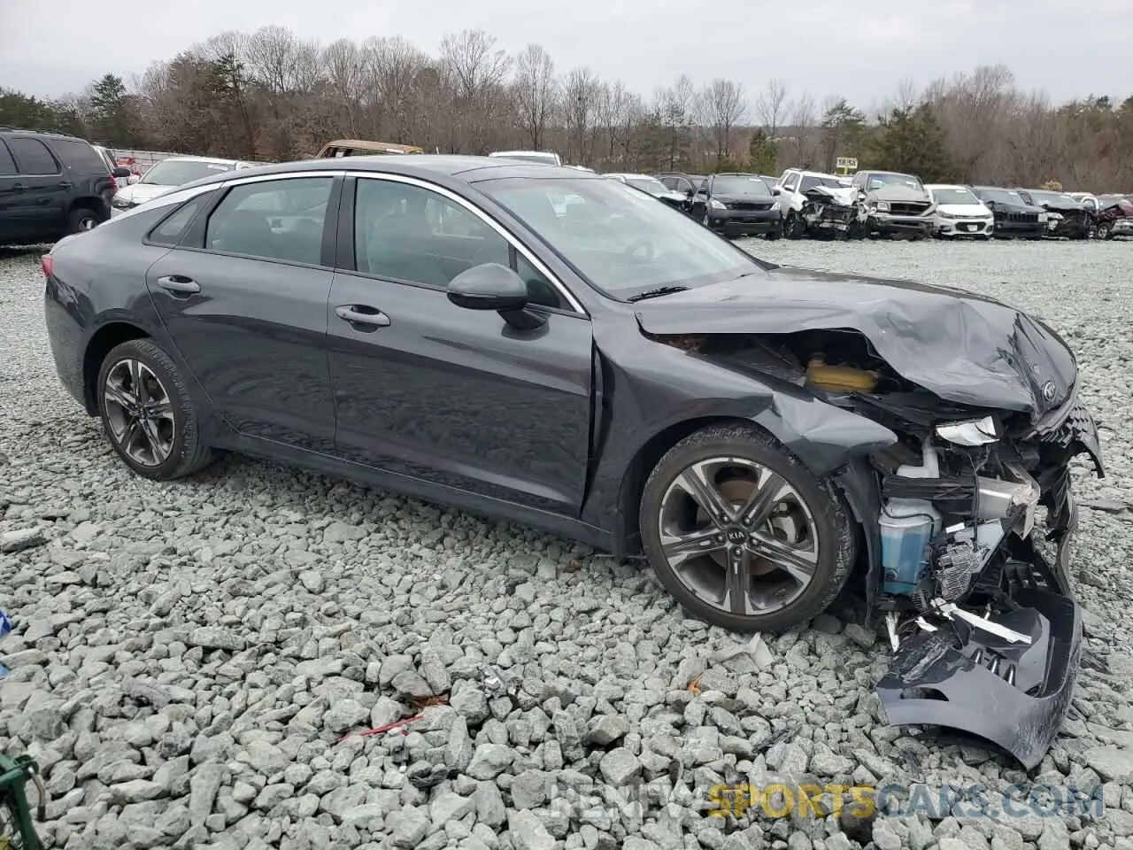 4 Photograph of a damaged car 5XXG34J27MG033918 KIA K5 2021