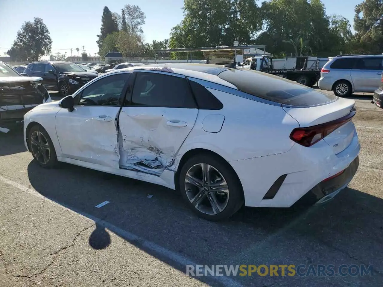 2 Photograph of a damaged car 5XXG34J27MG064439 KIA K5 2021