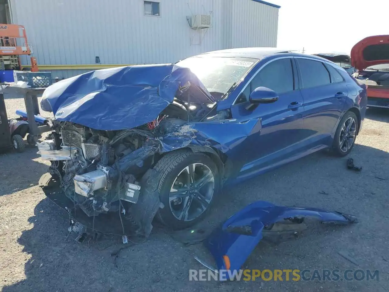 1 Photograph of a damaged car 5XXG34J29MG006266 KIA K5 2021