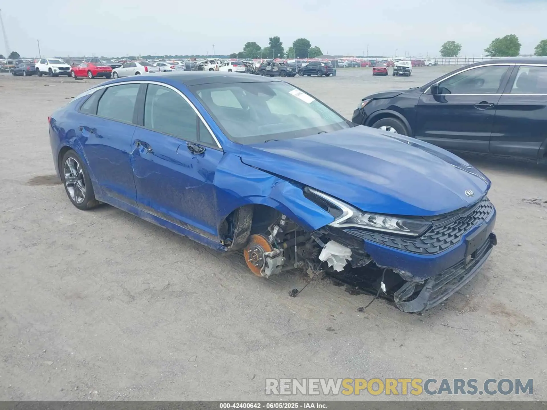 1 Photograph of a damaged car 5XXG34J2XMG005420 KIA K5 2021