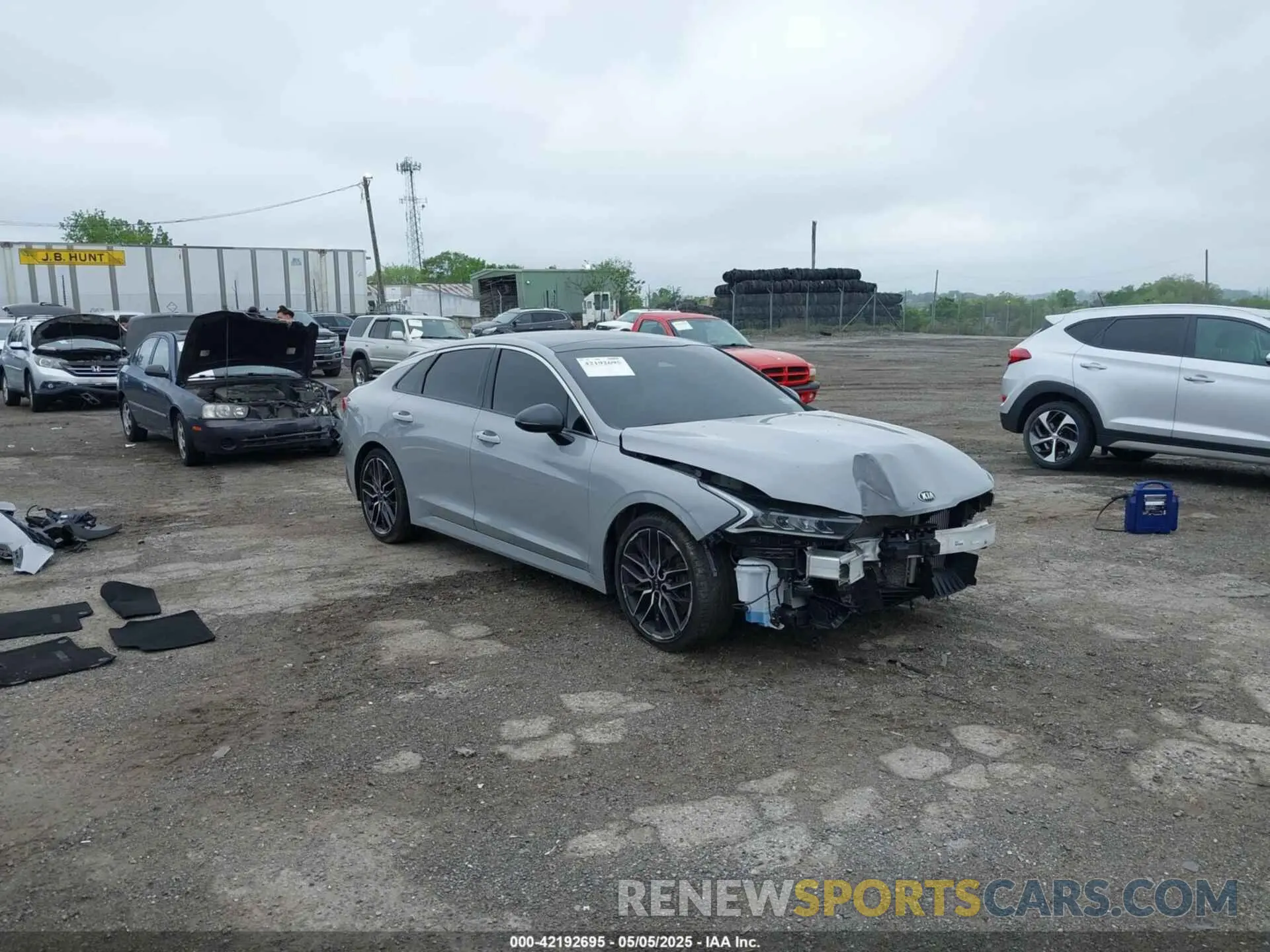 1 Photograph of a damaged car 5XXG44J80MG079284 KIA K5 2021